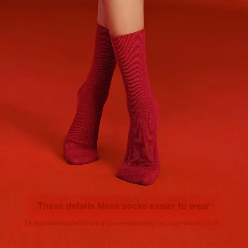 Ubras Women's Mid Calf Socks-4