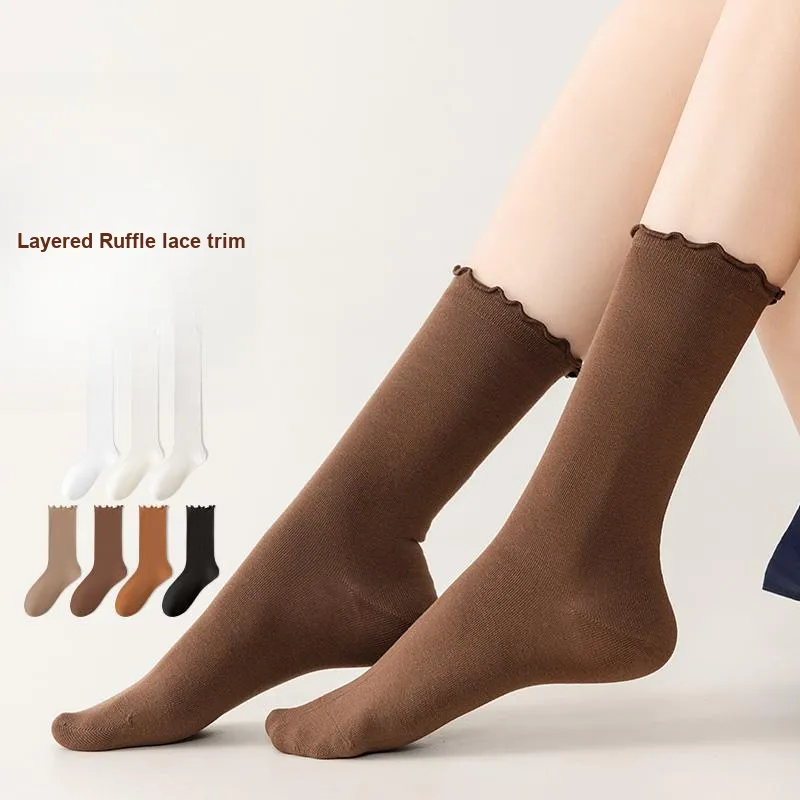 Cotton Gene Mid Calf Socks Women's 3 Pack-1
