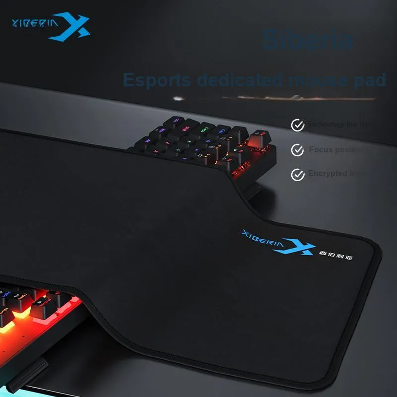 XIBERIA Esports Gaming Mouse Pad CS GO Keyboard Pad FPS Desk Pad For Men And Women's Office Use-1