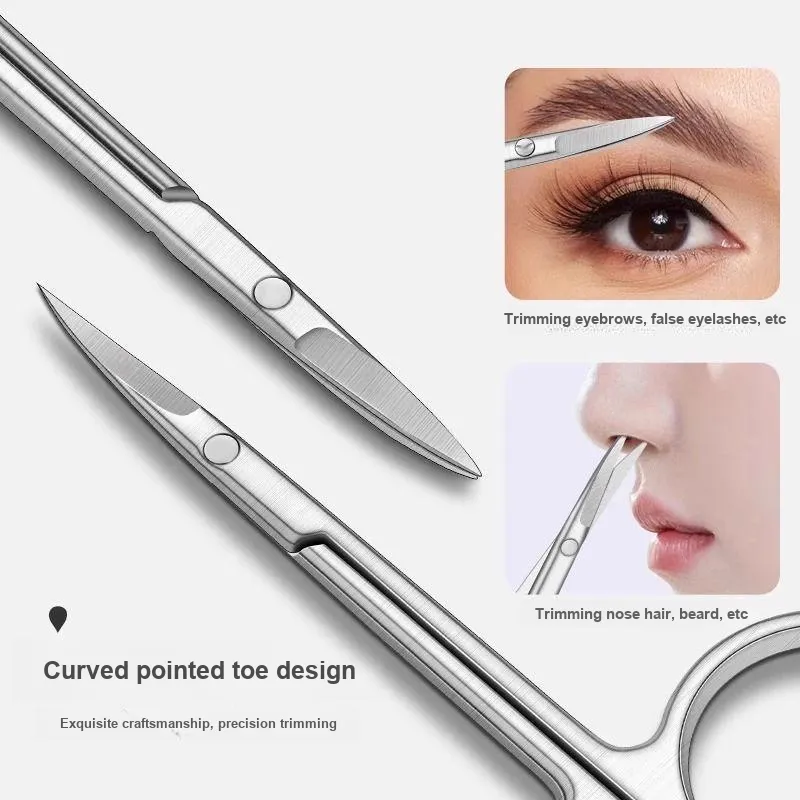 RIMEI Nasal Hole Trimmer Portable Nose Hair Scissors-3