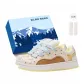 White Yellow-Exclusive Shoe Box-Includes Socks