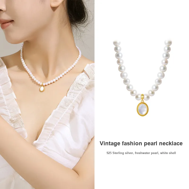 DIHUAJI Pearl Necklaces Women's-3