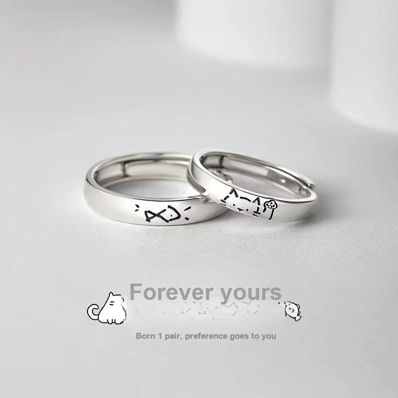 MISS TOOYA S999 Fine Silver Rings Unisex-1