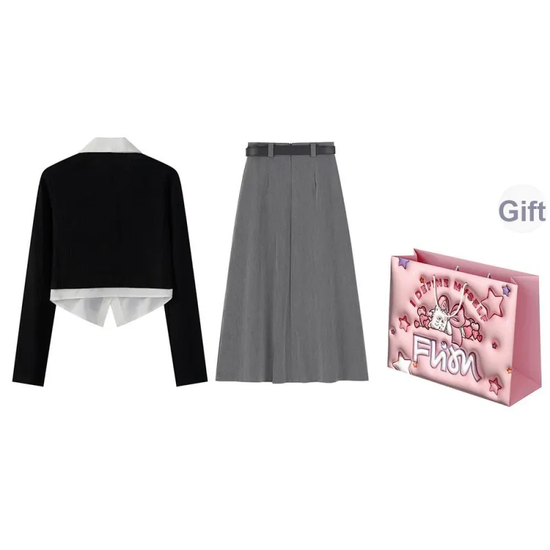 FLIM Two Piece Skirt Sets Women's-1