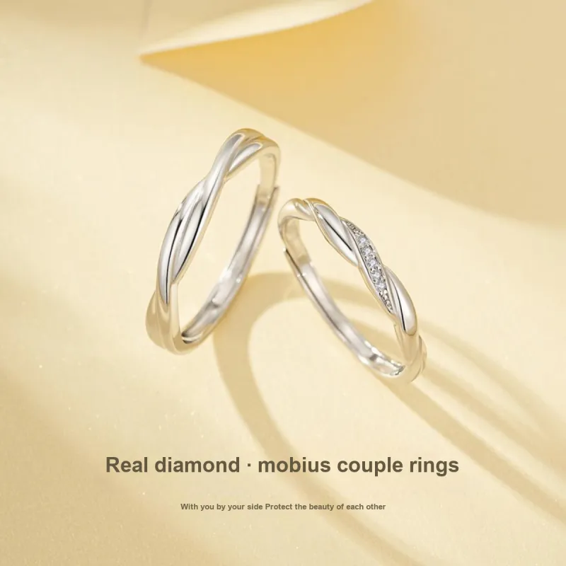 YFANXI 999 Fine Silver Rings Unisex-2