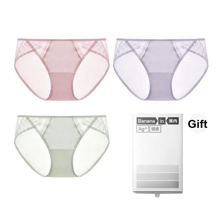 Bananain Underpants Women's Box 3 Pack-3