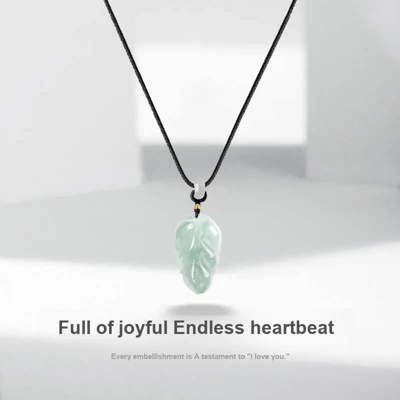 JUICY GRAPE African Emerald Jade Necklaces Unisex-1