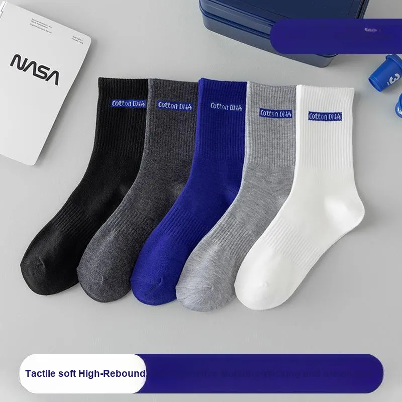 Cotton Gene Mid Calf Socks Men's Combo Set-1