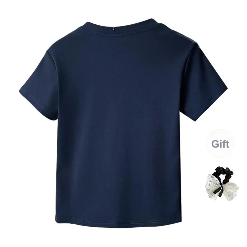 TUSHIFEI Set in Sleeve T Shirt Women's-6