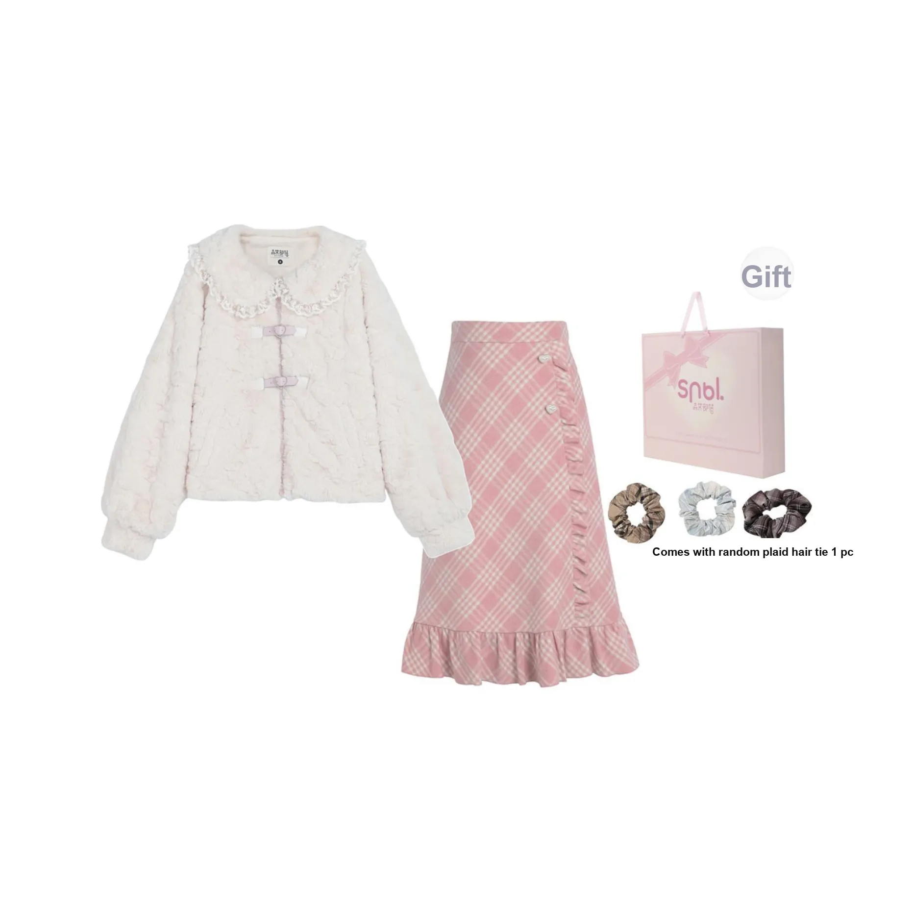 SNBL Комплект с юбкой Женские Вишневый цветок Hymn