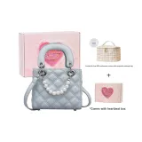 Blue with Heartbeat Box+Chanel-Inspired Makeup Bag