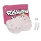 White (Pink Shoe Box+Socks)