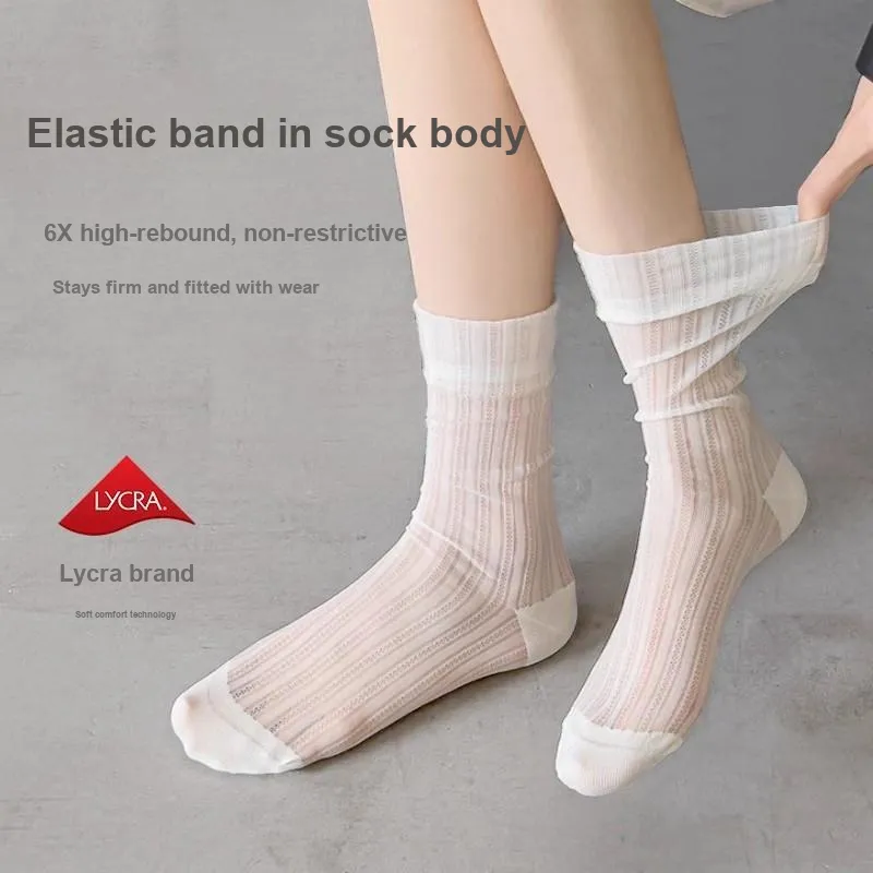 MIIOW Trend Party Series Mid-Calf Socks Women's Shopping Bag Combo Set-3