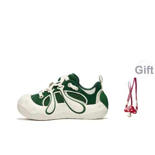 Палладий Гриб Обувь Устойчивая к износу Низ Резистентный Низ Кроссовки для скейтбординга Унисекс Зеленый