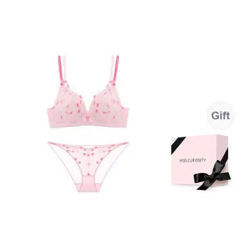 MISS CURIOSITY Underwear Set Women's Pink Cherry