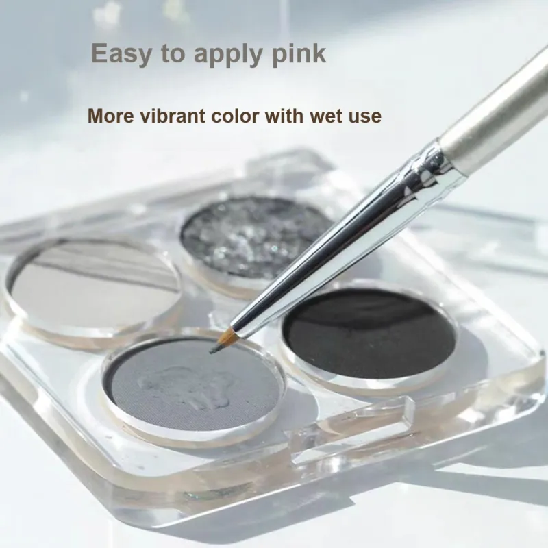 HUANMO Angled Eyeliner Brush Detailed Eye Enhancing Brush For Under Eye And Tear Trough Area Dedicated For Makeup-3