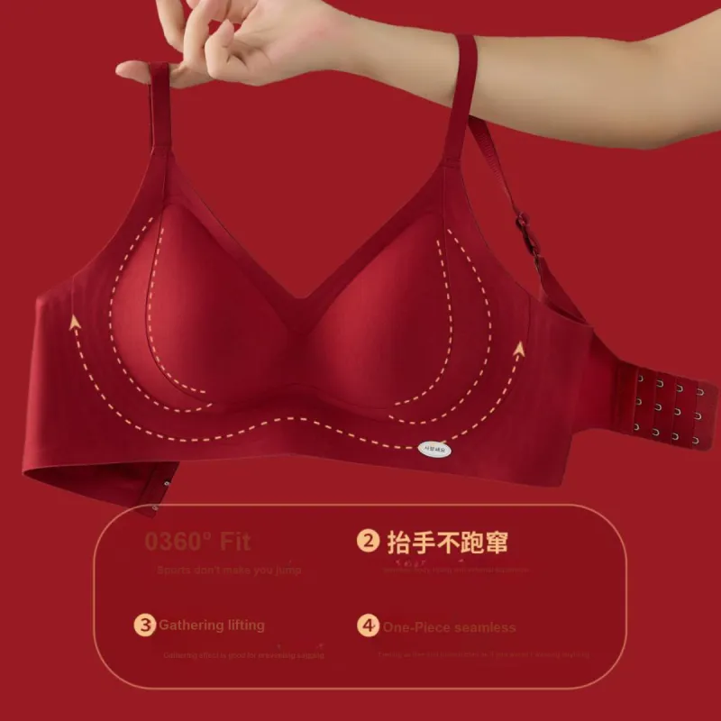 Pretty Lady Bra Women's Burgundy-2