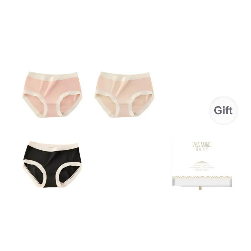 XIA.WA.ZHI.XIU Underpants Women's Shopping Bag 3 Pack-45