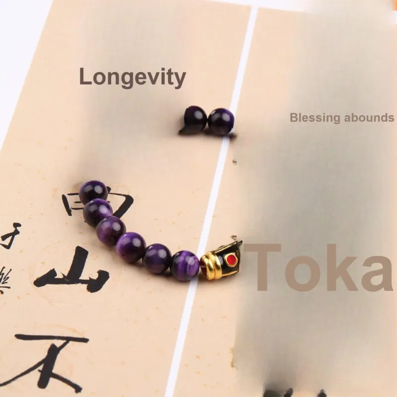 Moon Jewelry Tiger's Eye Stone Bracelets Unisex-2
