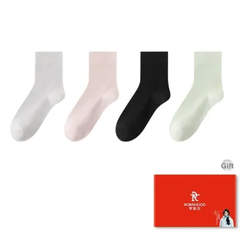 ROBINHOOD Mid Calf Socks Women's Box 4 Pack