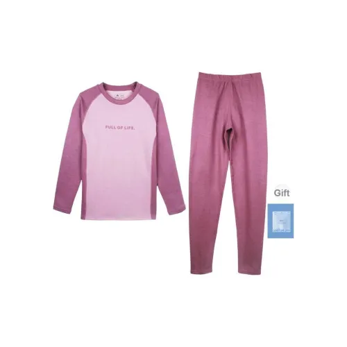 Cotton Gene Thermal Set Women's Gift Box Set Виноградный фиолетовый