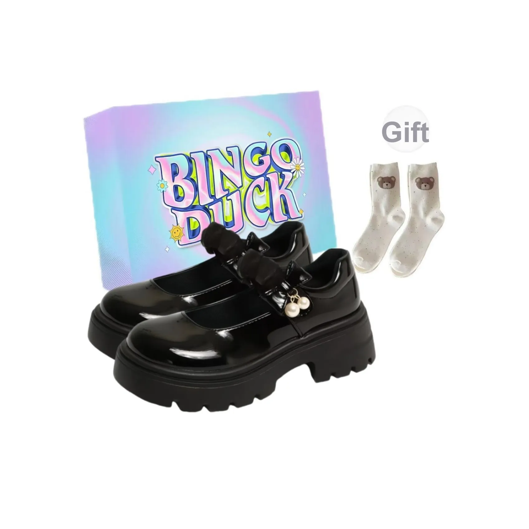 BINGO DUCK Mary Jane обувь Женская