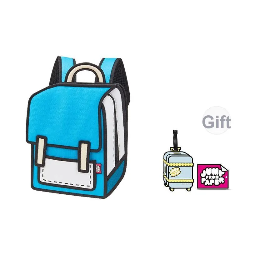 JumpFromPaper Полиэстер Комикс Universe Рюкзак Standard Unisex Air Blue