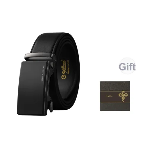 GOLDLION Ремни из натуральной коровьей кожи мужские 3,5 см