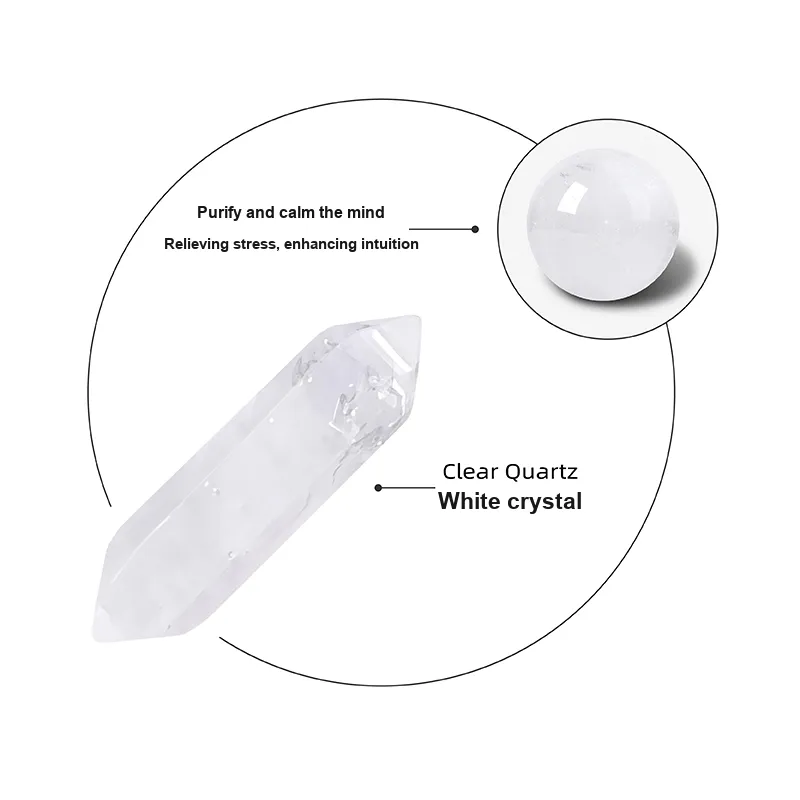 CIROCCO White Crystal Ornaments Unisex-2