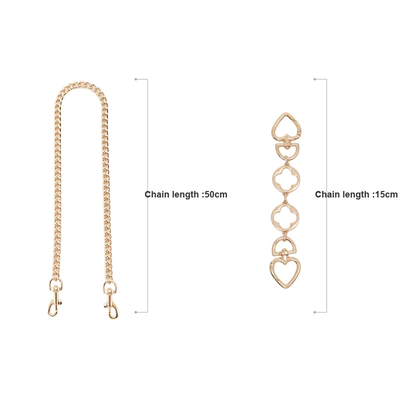 Gloya Metal Bag Accessory Women's Gold Tone-21