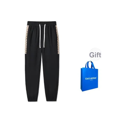 G&G AVENUE Черные Унисекс Повседневные Брюки