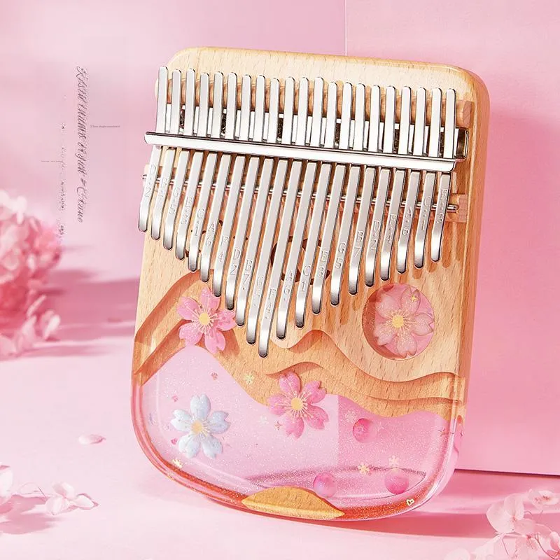 CEGA Resin Craft U Shaped Bottom Design Kalimba Thumb Piano-4