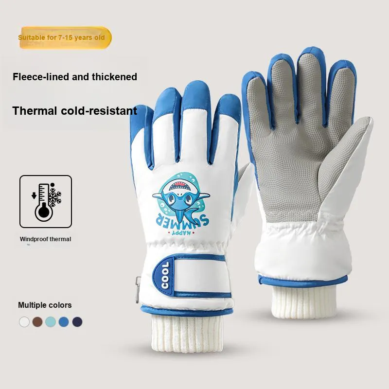 YUZHAOLIN Thickened Gloves Kids'-1