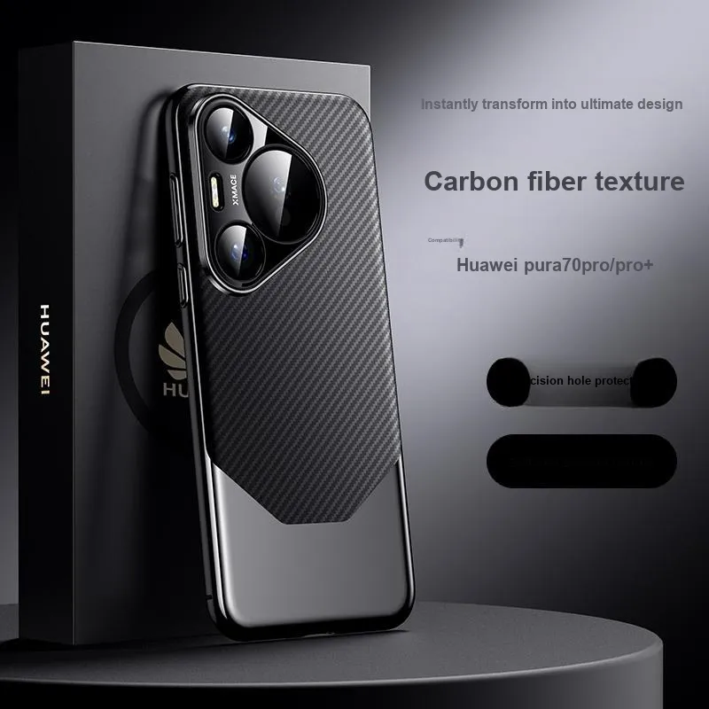 BOLIANSHI Vegan Leather Material Phone Cases Compatibility Huawei Pura70/70 Pro/Ultra Fashion High End Business Case-2