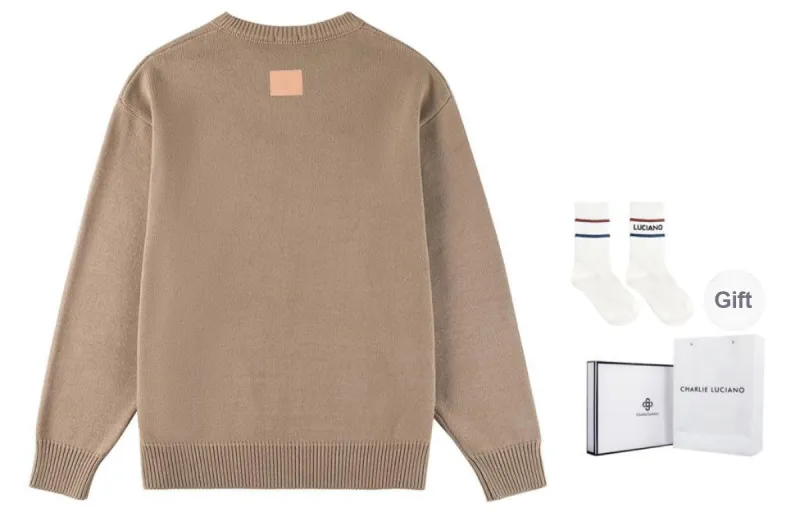 Charlie Luciano Sweater Unisex Brown-8