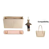 Cherry Blossom Pink Stress Relief Shoulder Strap Pad+Beige Liner+Pendant (Bag Not Included)