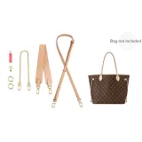[2-Piece Set]Vegetable Tanned Leather 65cm+Smaller Bag Crossbody Set