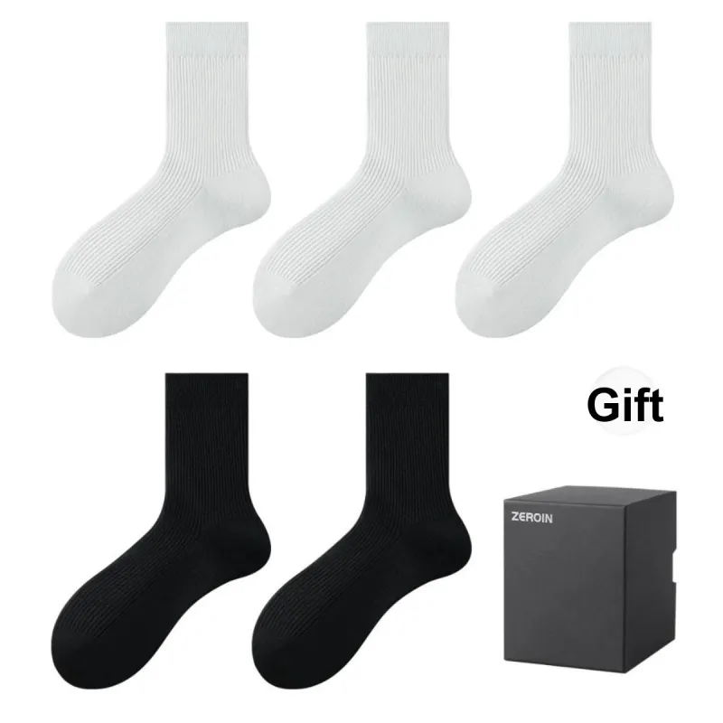 ZEROIN Mid Calf Socks Men's Box 5 Pack-6