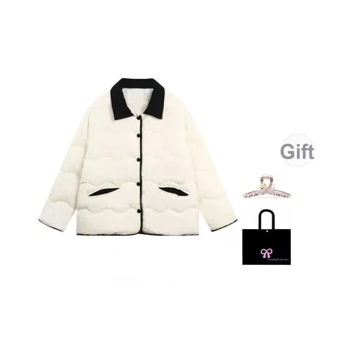 Aimilian Экрю Женские пуховики