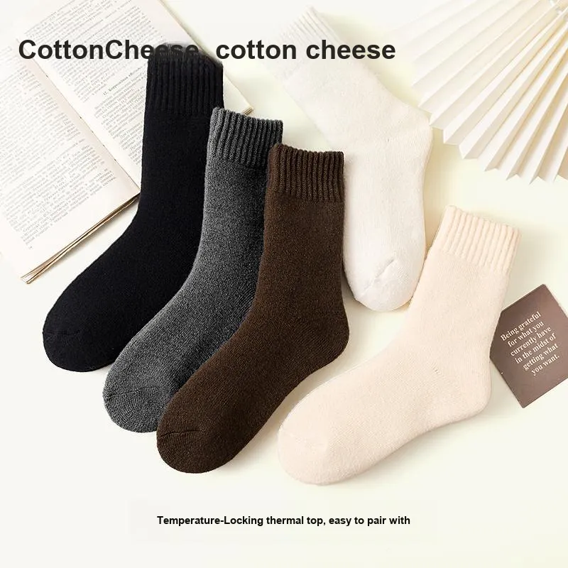 COTTON CHEESE Crew Socks Cotton Unisex 3 Pack-4