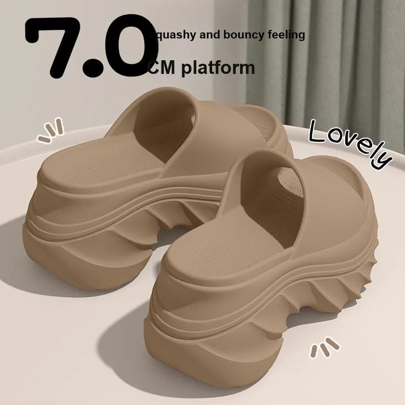 LUNNIFEIYA Seaside Beach Height Increasing Sandal Black, Khaki, Rose Red, Desert Tan, Multiple Styles-8