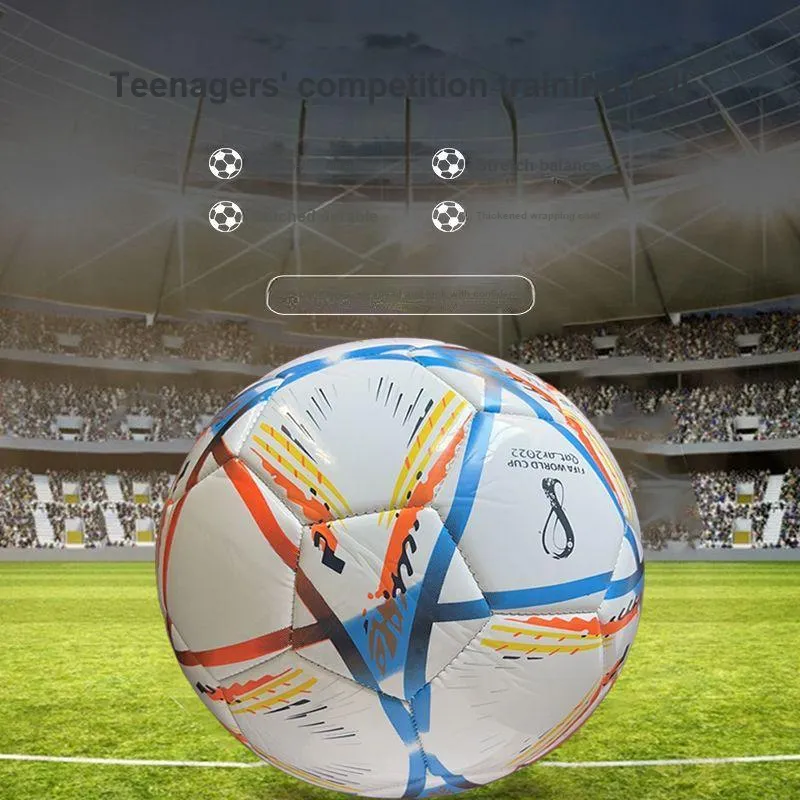 FEIERDUN Size 5 Soccer TPU Machine Stitched Soccer Ball-2