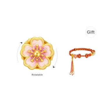 CHOW TAI SENG Wrist Beauty Series Gold Bracelet Women's