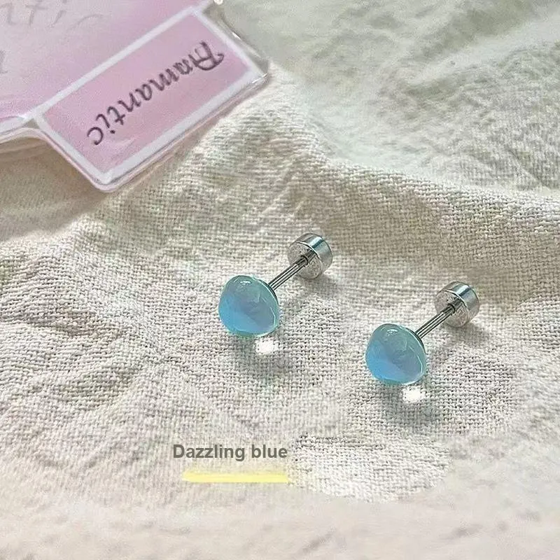 JAY Resin Stud Earrings Women's-7