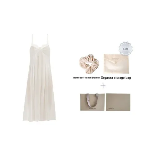 Sangluo Слоновая кость Женские Ночные сорочки