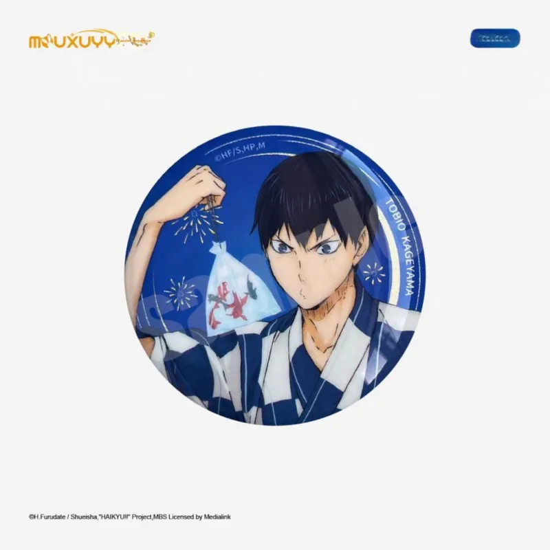 MOUXUYY Haikyuu!! Fireworks Collection Double Flash Badge Badges-2