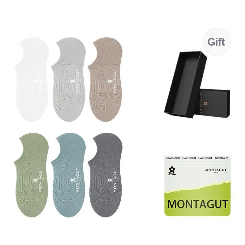 Montagut No Show Socks Men's Gift Box Combination-70