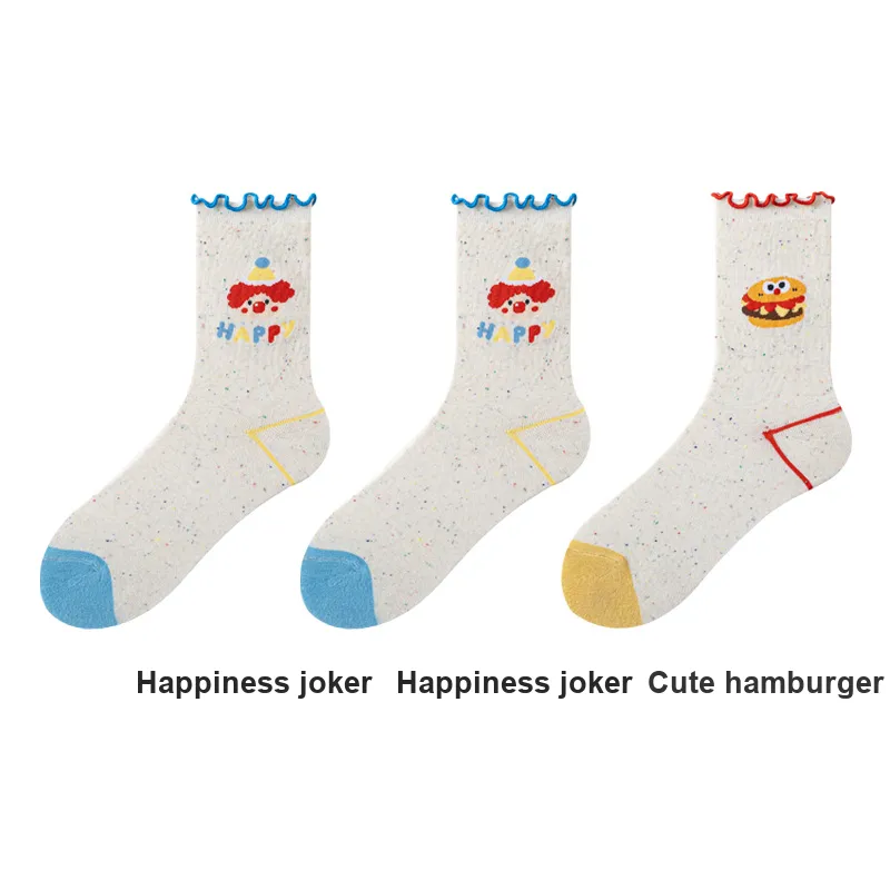 H YXIANG Mid Calf Socks Women's Combo Set-7