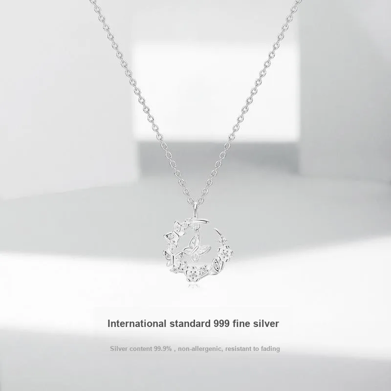 JUICY GRAPE S999 Fine Silver Necklaces Women's-2