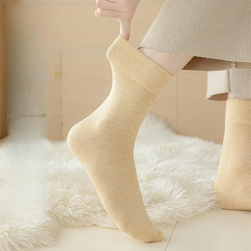MIIOW Knee High Socks Women's 5 Pack-2
